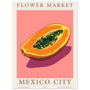Artfulprints Flower market – Mexico City poster 30×40 cm Artfulprints Flower market – Mexico City poster 30×40 cm