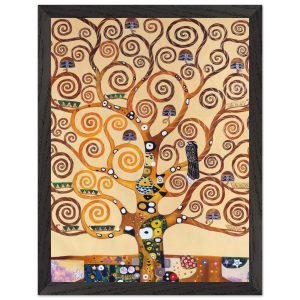 Artfulprints Poster met Lijst Gustav Klimt – Tree of life – 30×40 cm – Artfulprints Poster met Lijst Gustav Klimt – Tree of life – 30×40 cm –