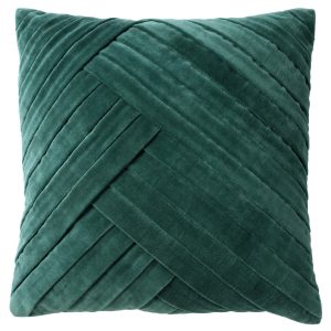 GIDI – kussenhoes 45×45 cm – velvet – effen kleur – Sagebrush Green – GIDI – kussenhoes 45×45 cm – velvet – effen kleur – Sagebrush Green –