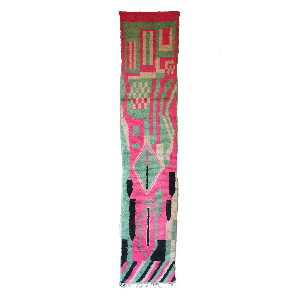 AFK Living vloerkleed Berber - handgemaakt - Wol - 71 x 346 cm