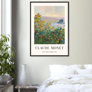 Artfulprints Poster Claude Monet – Flower beds at Vétheuil – 70×100 cm Artfulprints Poster Claude Monet – Flower beds at Vétheuil – 70×100 cm