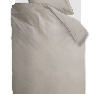 Ambiante Dekbedovertrek Satin Uni – 140 x 200/220 cm – Zand Ambiante Dekbedovertrek Satin Uni – 140 x 200/220 cm – Zand