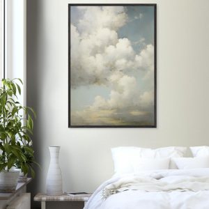 Artfulprints Poster The clouds – 70×100 cm – Wit Artfulprints Poster The clouds – 70×100 cm – Wit