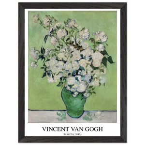 Artfulprints Poster met Lijst Vincent van Gogh – Roses – 30×40 cm – Gr Artfulprints Poster met Lijst Vincent van Gogh – Roses – 30×40 cm – Gr
