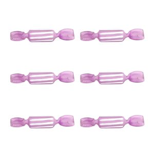 Dagmara kerstbal – paars – glas – set van 6 – in de vorm van snoepjes Dagmara kerstbal – paars – glas – set van 6 – in de vorm van snoepjes