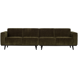 WOOOD 4-zits bank Statement – Rib – Groen – 77x280x93 WOOOD 4-zits bank Statement – Rib – Groen – 77x280x93
