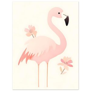 Artfulprints Poster Tropische flamingo – 30×40 cm – Roze Artfulprints Poster Tropische flamingo – 30×40 cm – Roze