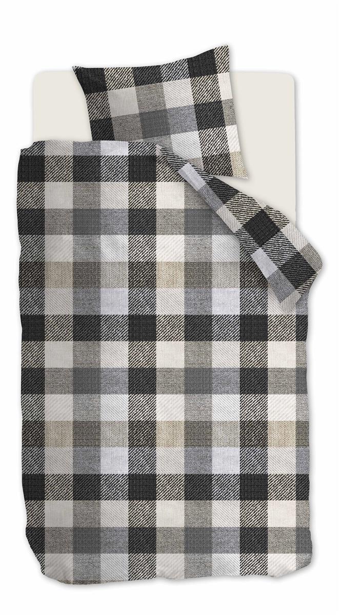 Beddinghouse dekbedovertrek Beckett - 140x200/220 cm - grijs