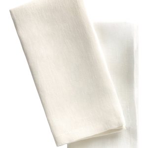Calma House Servet (set van 2 stuks) Lino2 – Ecru – 45×45