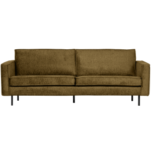 WOOOD 2,5-zits bank Rodeo – Structure Velvet – Brass – 85x190x86 WOOOD 2,5-zits bank Rodeo – Structure Velvet – Brass – 85x190x86