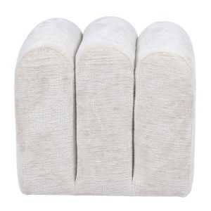 DÉJA Living Poef Lavia – Beige – Stof – 45x45x40cm DÉJA Living Poef Lavia – Beige – Stof – 45x45x40cm