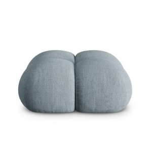 Cosmopolitan Design Poef Loretto structurele stof pastelblauw – 90x90x Cosmopolitan Design Poef Loretto structurele stof pastelblauw – 90x90x