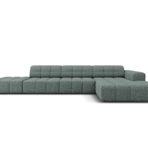 Cosmopolitan Design rechter hoekbank Chicago 5-zits, chenille olie – 1 Cosmopolitan Design rechter hoekbank Chicago 5-zits, chenille olie – 1