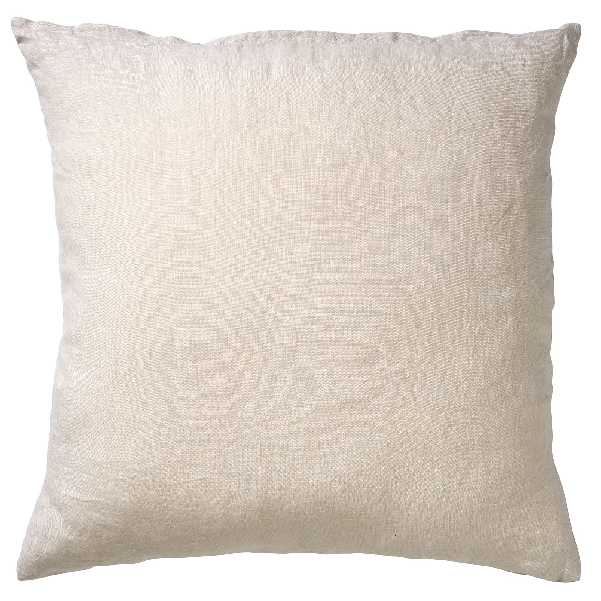 LINN - Kussenhoes 45x45 cm - 100% linnen - effen kleur - Pumice Stone