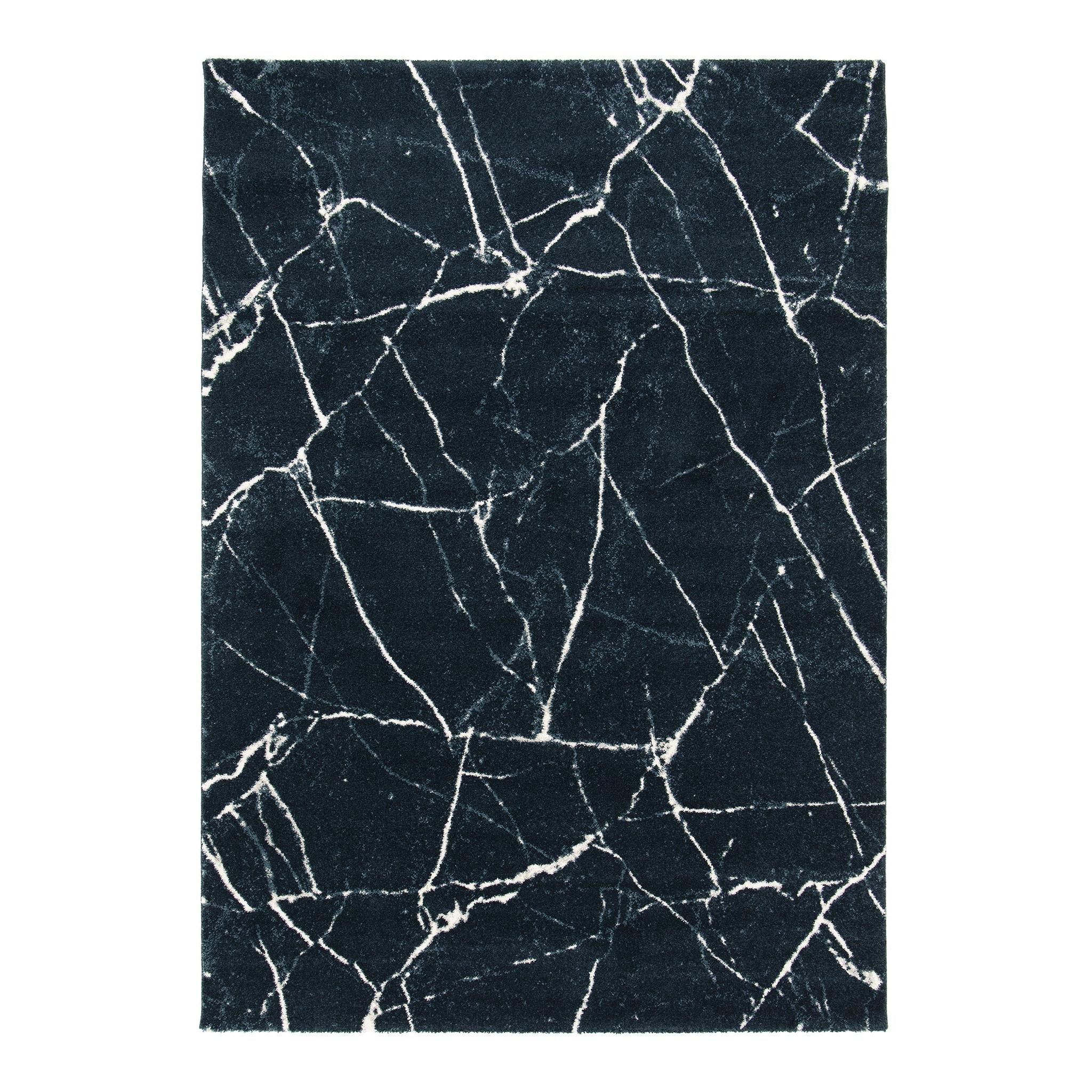 AFK Living vloerkleed Marble - zeer zacht - blauw - 160 x 230 cm