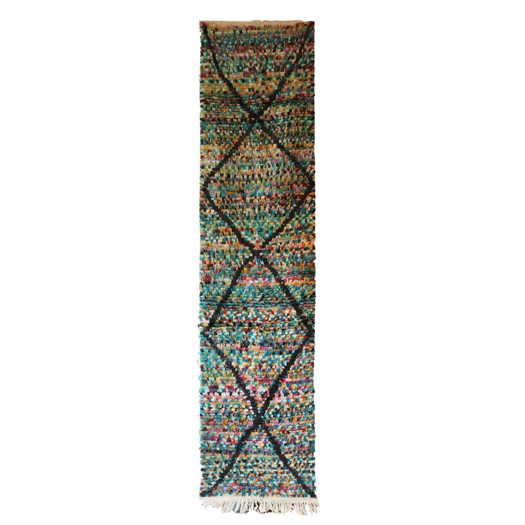AFK Living vloerkleed Berber - handgemaakt - Wol - 75 x 304 cm