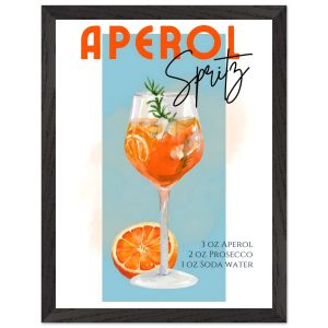 Artfulprints Poster met Lijst Aperol Spritz – Blue – 30×40 cm – Blauw Artfulprints Poster met Lijst Aperol Spritz – Blue – 30×40 cm – Blauw