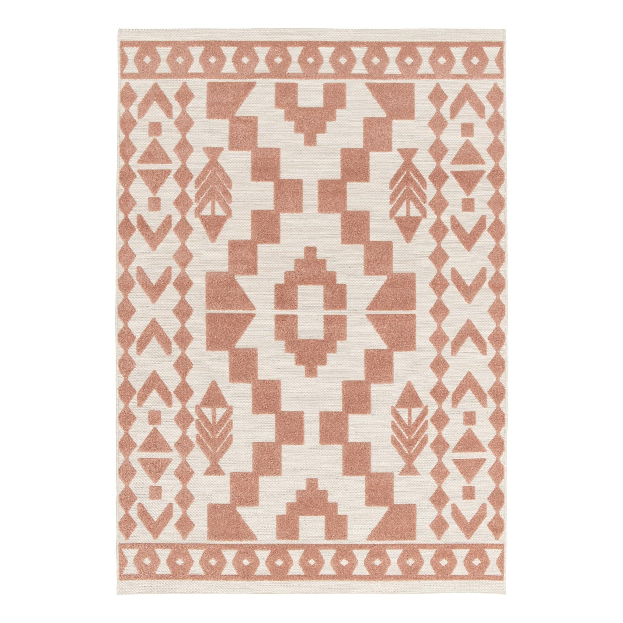 AFK Living vloerkleed Atacama - voor binnen en buiten - roos - 120 x 1