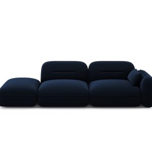 Cosmopolitan Design linker modulaire bank Sydney 3-zits, flueel, konin Cosmopolitan Design linker modulaire bank Sydney 3-zits, flueel, konin