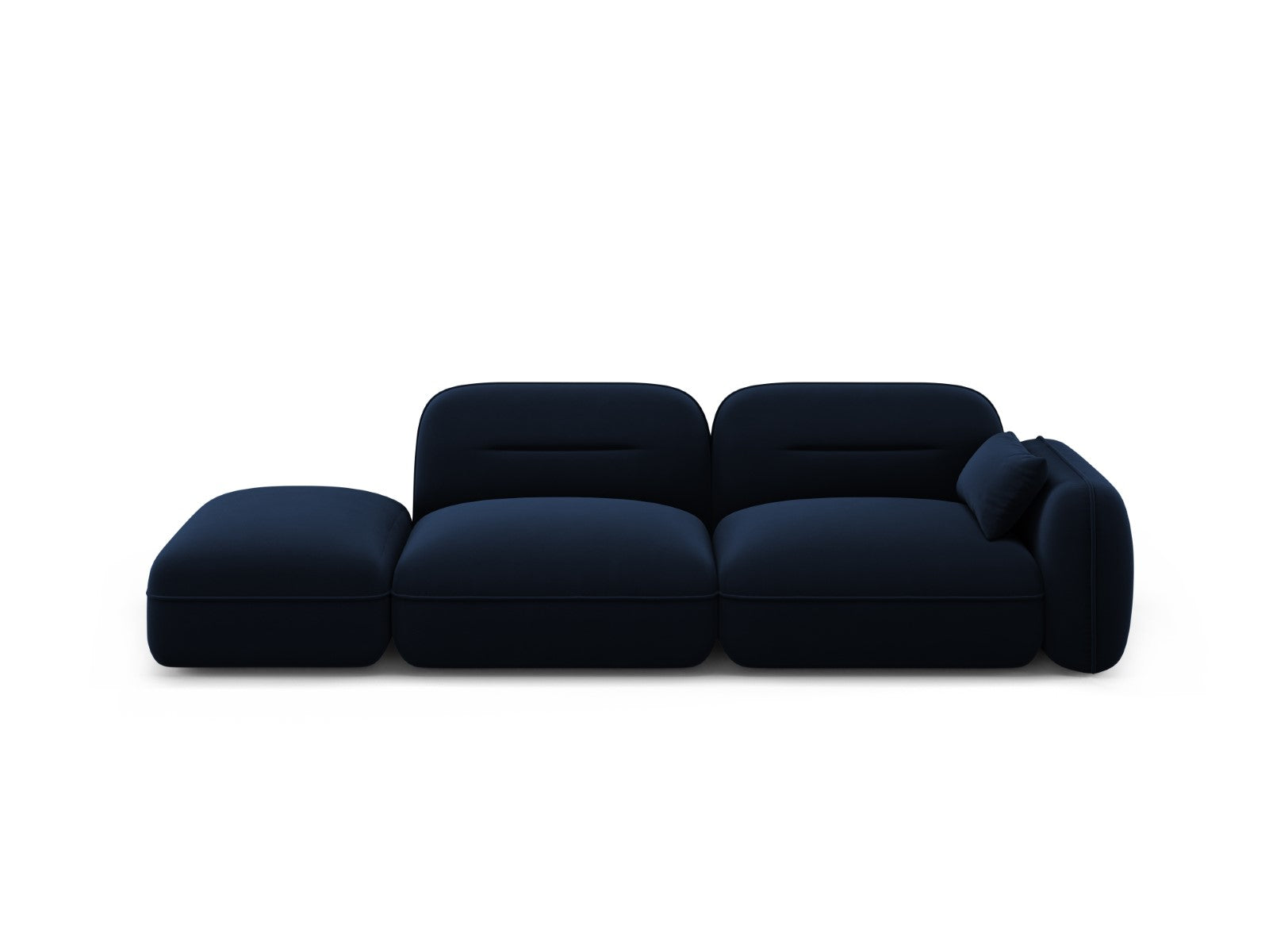 Cosmopolitan Design linker modulaire bank Sydney 3-zits, flueel, konin