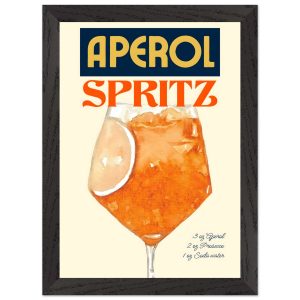 Artfulprints Poster met Lijst Aperol Spritz – Original – A4 21×29.7 cm Artfulprints Poster met Lijst Aperol Spritz – Original – A4 21×29.7 cm