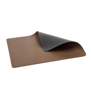 Bitz Placemat imitatie leer – dubbelzijdig te gebruiken Hout / Titaniu Bitz Placemat imitatie leer – dubbelzijdig te gebruiken Hout / Titaniu