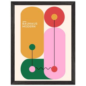 Artfulprints Poster met Lijst Bauhaus – Modern art – 30×40 cm – Meerkl Artfulprints Poster met Lijst Bauhaus – Modern art – 30×40 cm – Meerkl