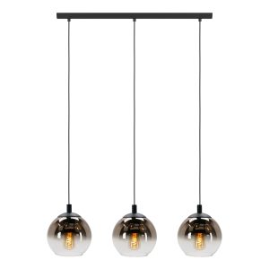 EGLO hanglamp Ariscani 1 – e27 – 76,5 cm – zwart – koperglas EGLO hanglamp Ariscani 1 – e27 – 76,5 cm – zwart – koperglas