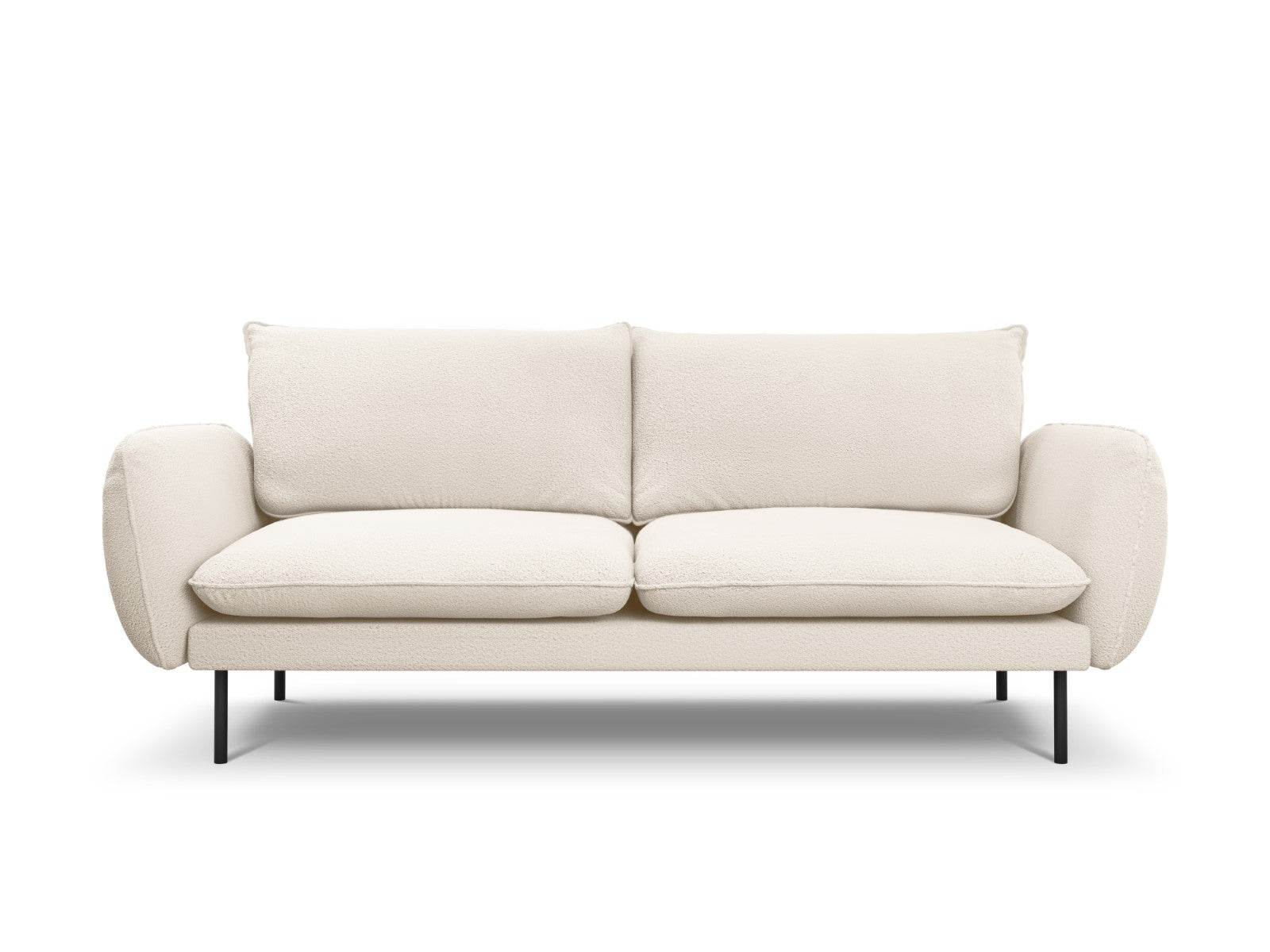 Cosmopolitan Design Bank Vienna 3-zits, boucle, beige - 92x200x95cm