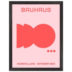 Artfulprints Poster met Lijst Bauhaus – Ausstellung oktobar 1923 – 30x Artfulprints Poster met Lijst Bauhaus – Ausstellung oktobar 1923 – 30x