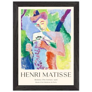 Artfulprints Poster met Lijst Matisse – Modesty 1906 – A4 21×29.7 cm – Artfulprints Poster met Lijst Matisse – Modesty 1906 – A4 21×29.7 cm –