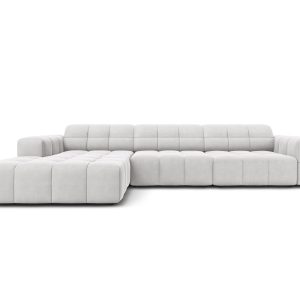 Cosmopolitan Design linker hoekbank Chicago 4-zits, flueel geld – 167x