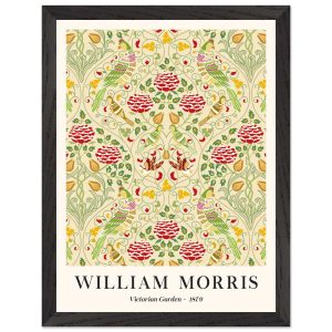 Artfulprints Poster met Lijst William Morris – Victorian garden 1879 – Artfulprints Poster met Lijst William Morris – Victorian garden 1879 –