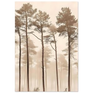 Artfulprints Poster Boho – Silent woods – 70×100 cm – beige Artfulprints Poster Boho – Silent woods – 70×100 cm – beige