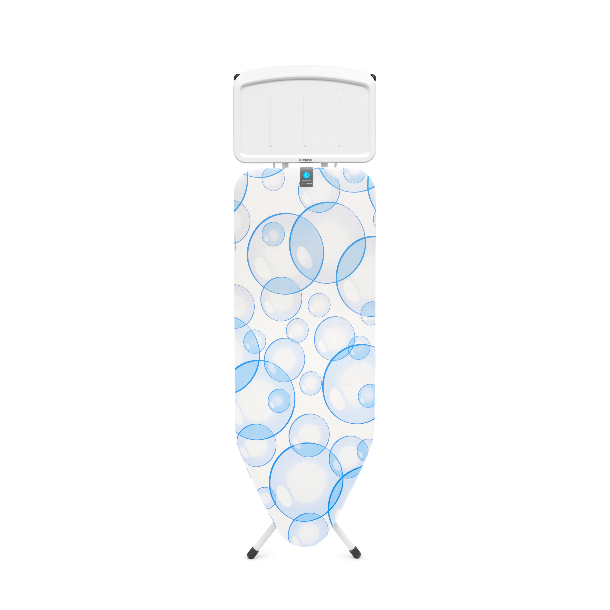 Brabantia Strijkplank C, 124x45 cm, solide stoomunithouder, PerfectFlo