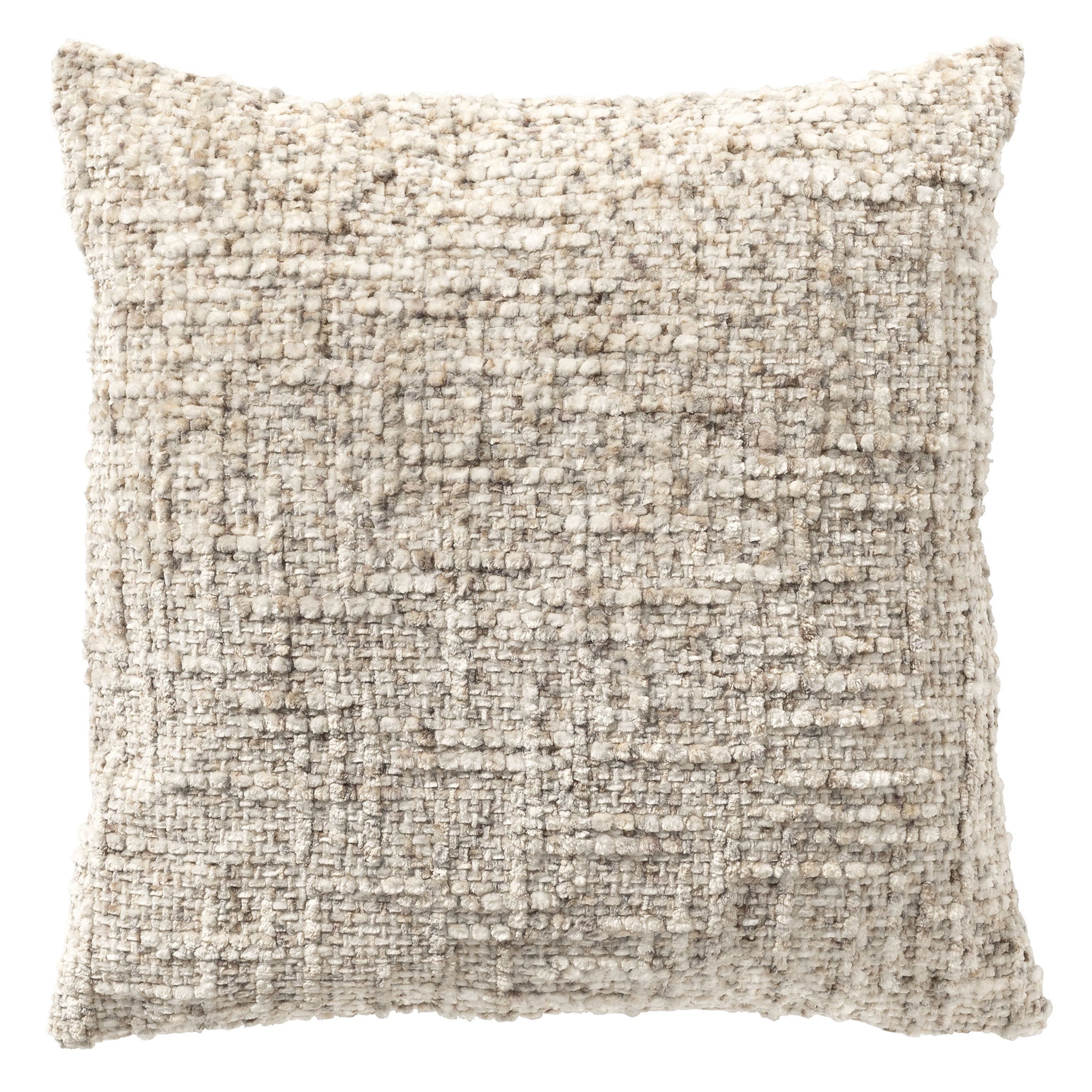 NORET - kussenhoes 45x45 cm - chenille - beige