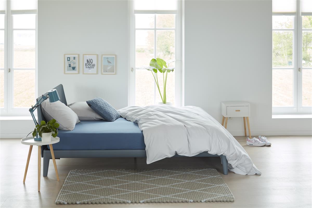 Beddinghouse - Jersey - Hoeslaken - 140x220 cm - Blauw