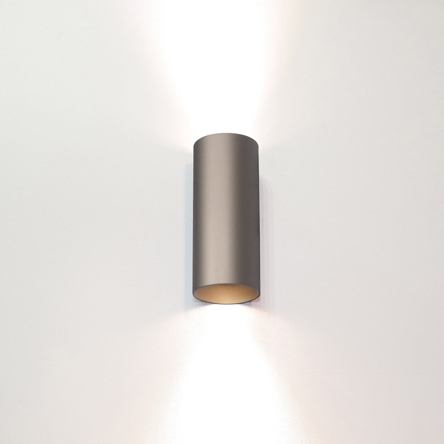 Artdelight wandlamp Roulo - 2 lichts - 6.5 x 15.4 cm - champagne