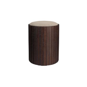 Dutchbone Bay Opbergpoef Rond – Bruin Dutchbone Bay Opbergpoef Rond – Bruin