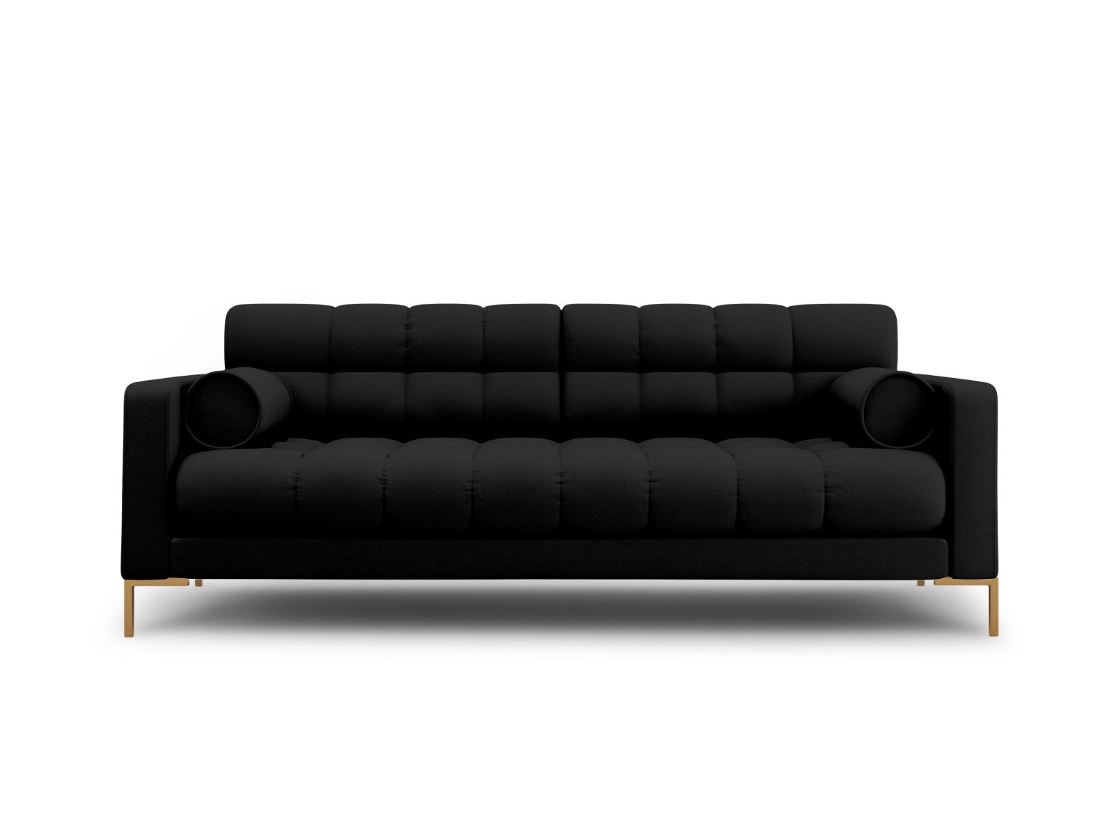 Cosmopolitan Design Bank Bali 3-zits, structurele stof, zwart - 96x177