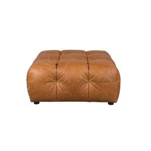 Dutchbone Hackman Hocker Leer Cognac Bruin Dutchbone Hackman Hocker Leer Cognac Bruin