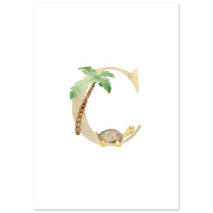 Artfulprints Poster Letter C kindernaam – 70×100 cm – Meerkleurig Artfulprints Poster Letter C kindernaam – 70×100 cm – Meerkleurig