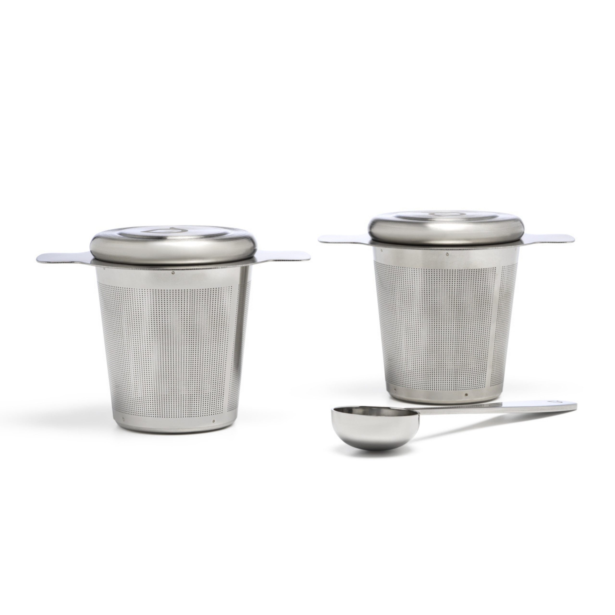 Bredemeijer - Set van 2 theefilters en een maatlepel - RVS