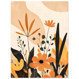 Artfulprints Poster Boho – Bright garden – 30×40 cm – Oranje Artfulprints Poster Boho – Bright garden – 30×40 cm – Oranje