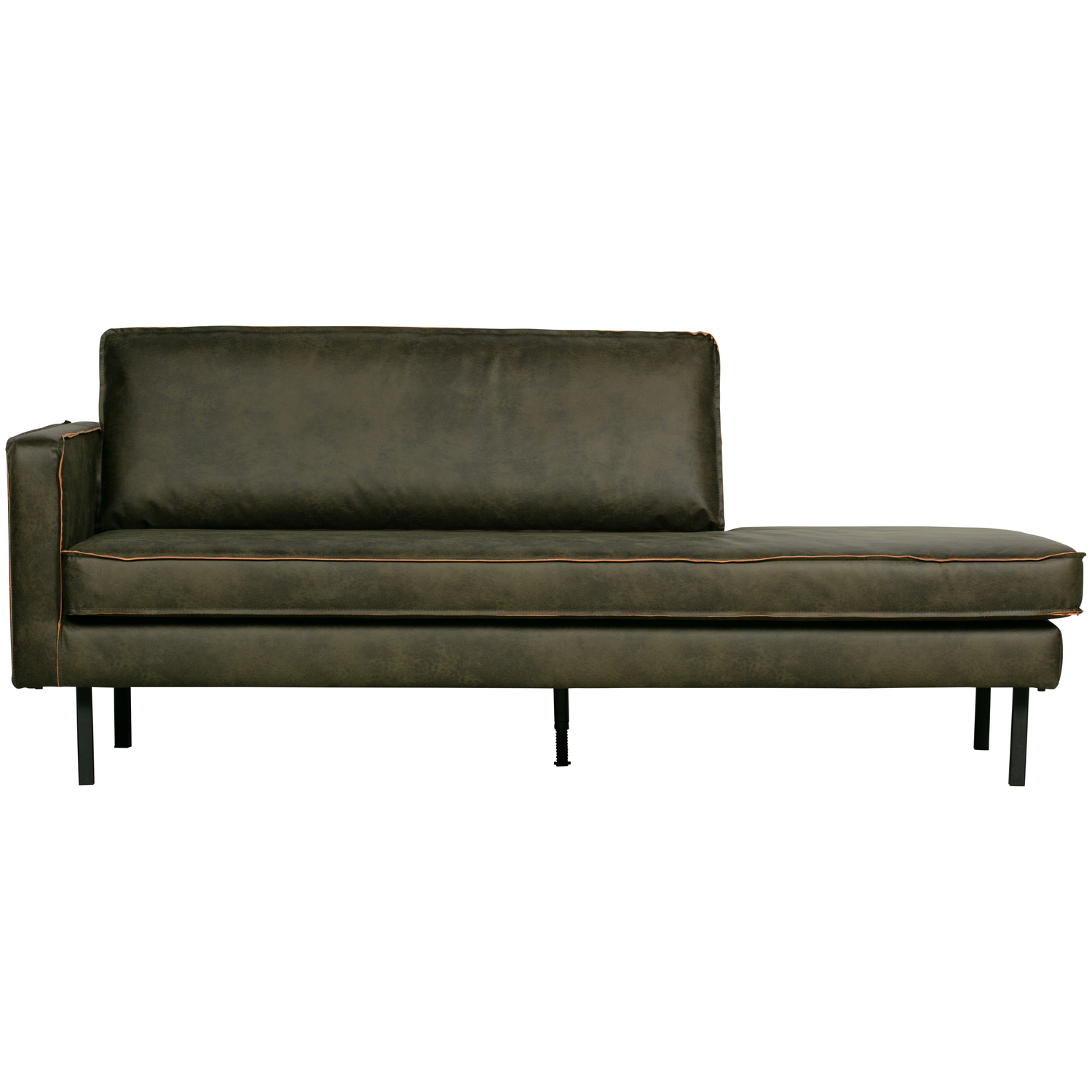 WOOOD daybed links Rodeo - Eco-leder - Army - 85x203x86