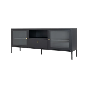 Artichok James TV meubel Zwart – Metaal – 3 Deuren – 160 cm