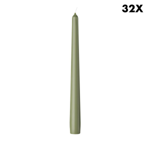 Bolsius gladde dinerkaarsen – olijfgroen – 24,5 cm Bolsius gladde dinerkaarsen – olijfgroen – 24,5 cm