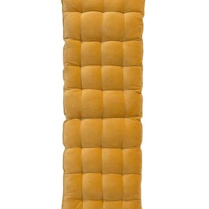 Calma House Bankkussen Velour – Mosterd – 40x120x4 Calma House Bankkussen Velour – Mosterd – 40x120x4