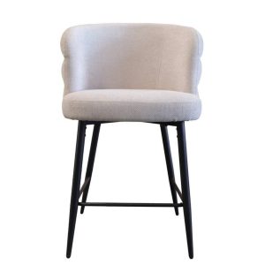 DÉJA Living Barstoel Félix – Taupe – Zithoogte 65cm – Set van 2 DÉJA Living Barstoel Félix – Taupe – Zithoogte 65cm – Set van 2