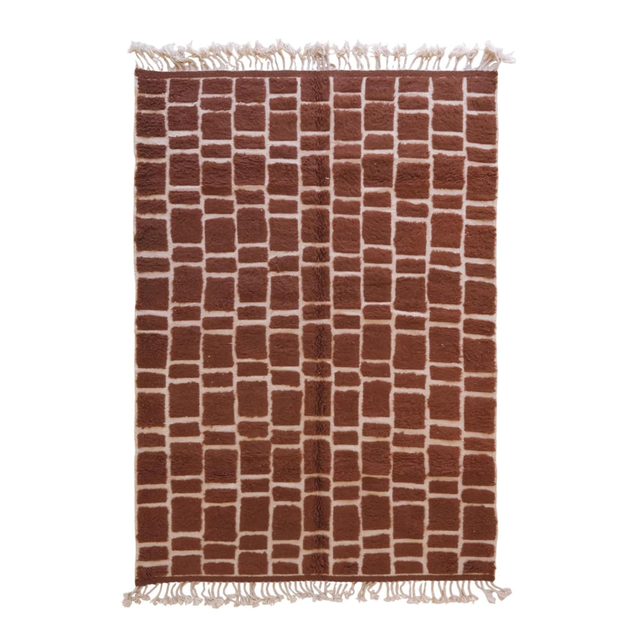AFK Living vloerkleed Berber - handgemaakt - Wol - 198 x 294 cm